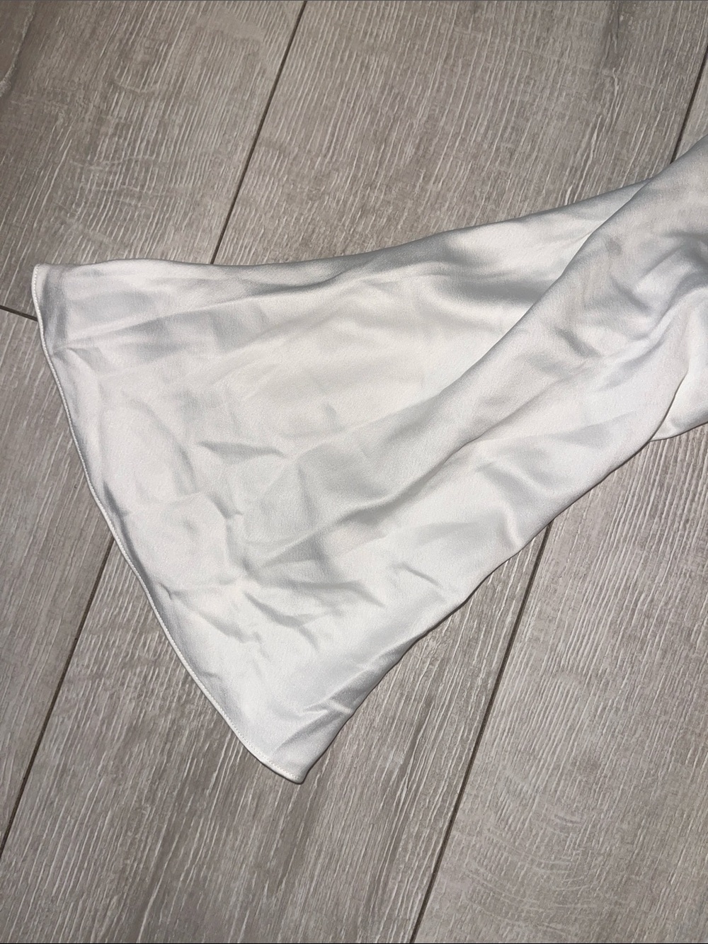 🦢Rya Collection White Feather Trim Silk Wrap XS/S - Never worn!🤍 - Picture 5 of 6